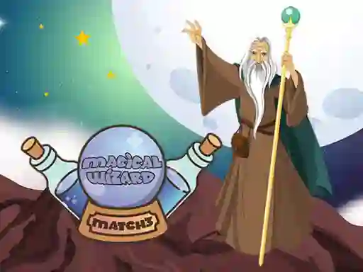 Xogo Magical Wizard Match 3 en liña