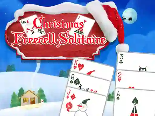 Xogo Freecell Christmas Solitaire en liña
