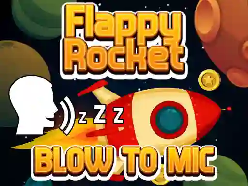 Xogo Flappy Rocket With Blowing en liña