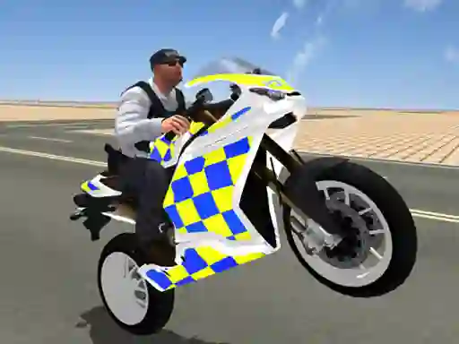 Xogo Super Stunt Police Bike Simulator 3D en liña