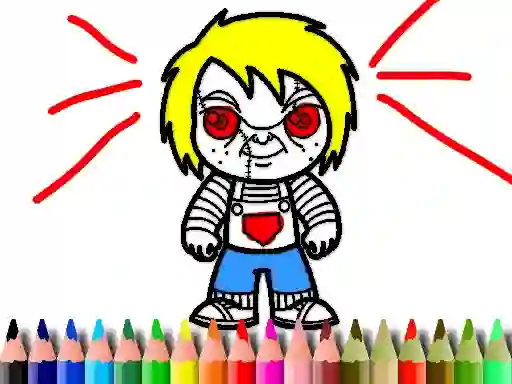 Xogo Scary Boy Coloring Book en liña