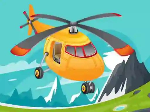 Xogo Helicopter Jigsaw en liña