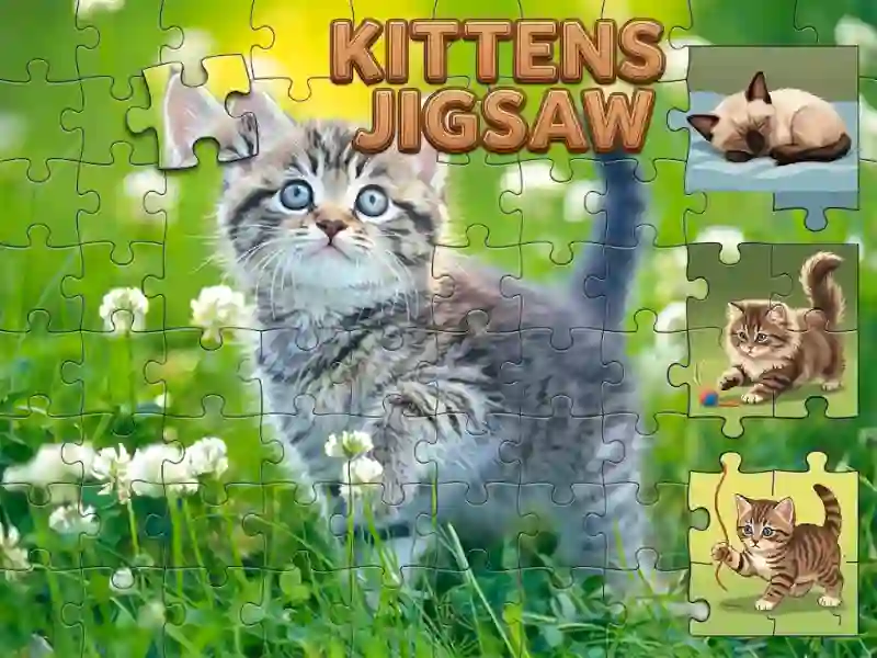 Xogo Kittens Jigsaw en liña