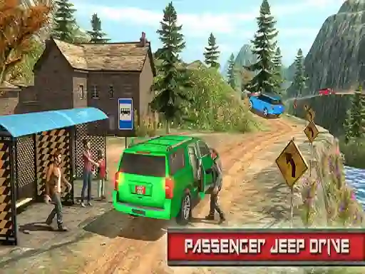 Xogo Jeep Passeger Offroad Mountain Simulation Game en liña