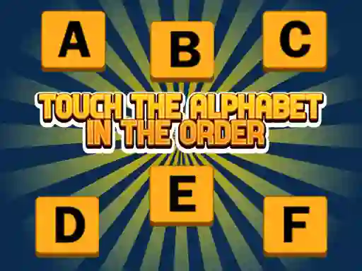 Xogo Touch The Alphabet In The Oder en liña