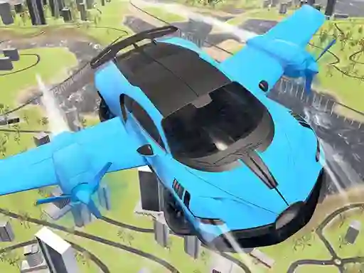 Xogo Real Sports Flying Car 3d en liña