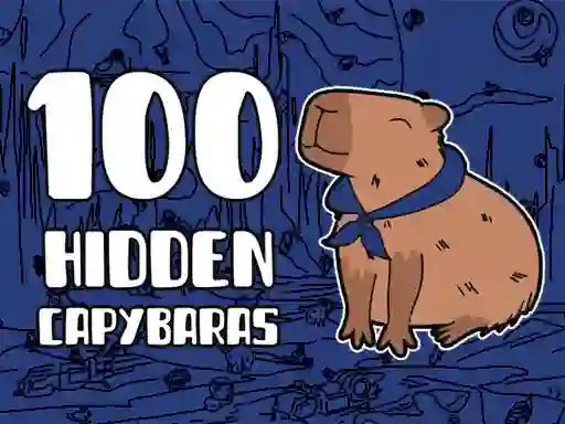 Xogo 100 Hidden Capybaras en liña