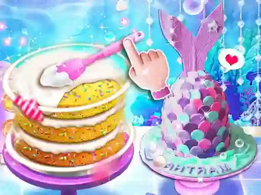 Xogo Unicorn Chef Design Cake en liña