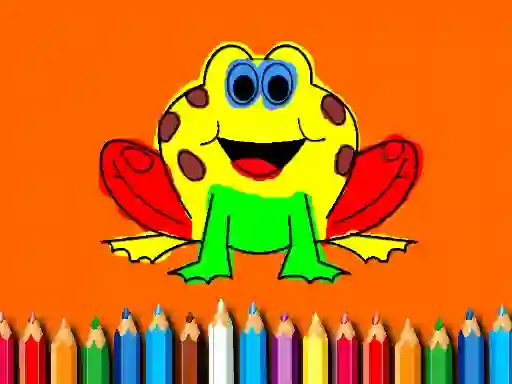 Xogo Back To School: Frog Coloring Book en liña