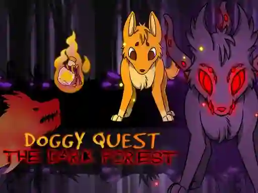 Xogo Doggy Quest The Dark Forest en liña