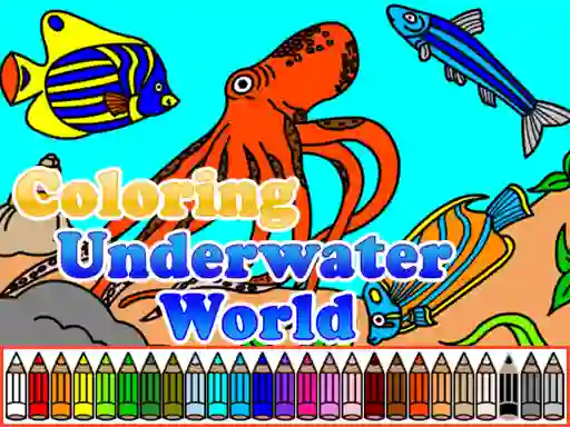 Xogo Coloring Underwater World en liña