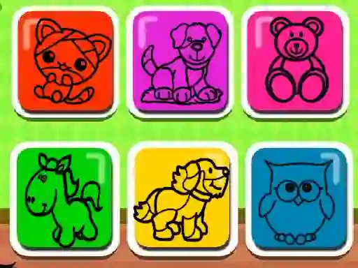 Xogo Easy Kids Coloring Game en liña