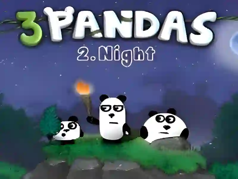 Xogo 3 Pandas 2 Night en liña
