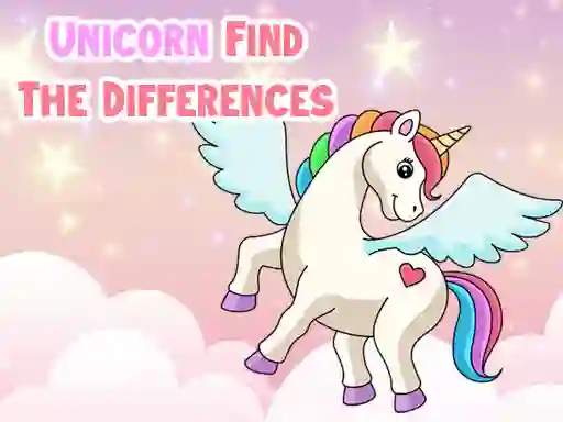 Xogo Unicorn Find The Differences en liña