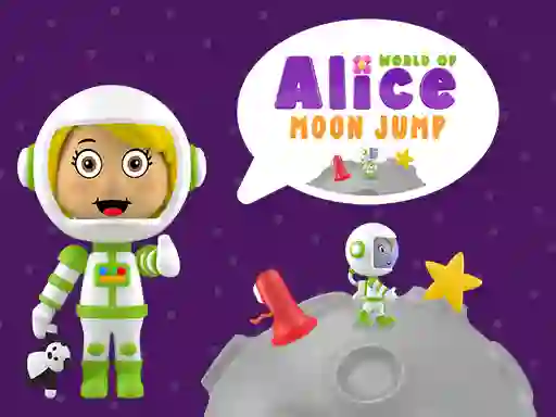 Xogo World of Alice Moon Jump en liña