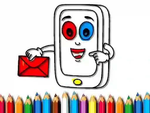Xogo Mobile Phone Coloring Book en liña