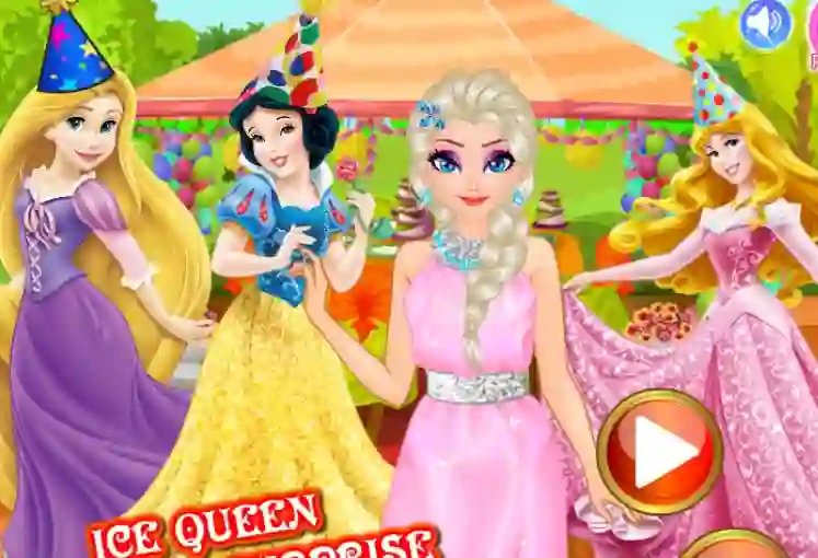 Xogo Ice Queen Birthday Surprise en liña