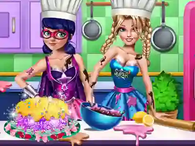 Xogo SuperHero Cooking Contest en liña