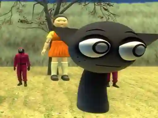 Xogo Squid Game Sprunki Hide en liña