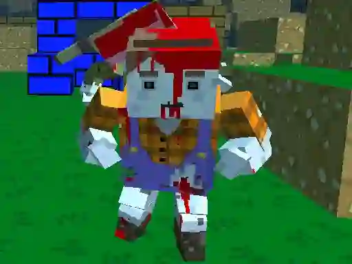Xogo Pixel Gun Apocalypse 4 Zombie Invazion en liña