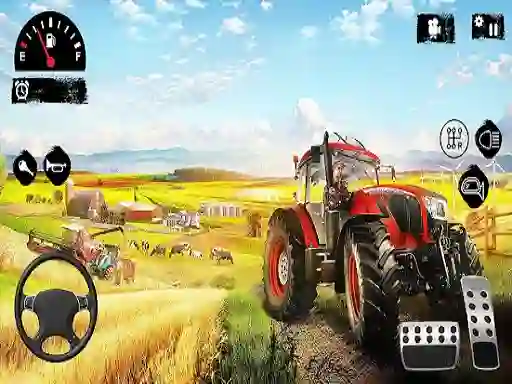 Xogo Offroad Tractor Farmer Simulator 2022: Cargo Drive en liña