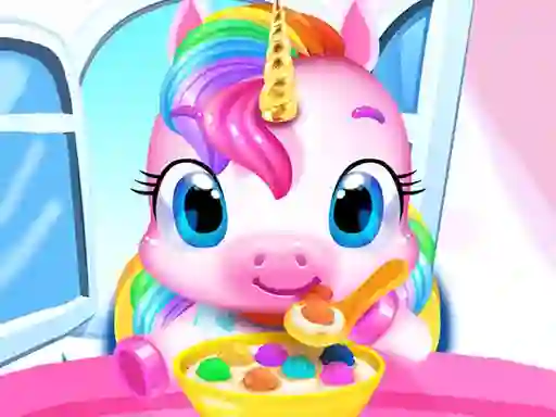 Xogo Magical Unicorn Pet Care en liña
