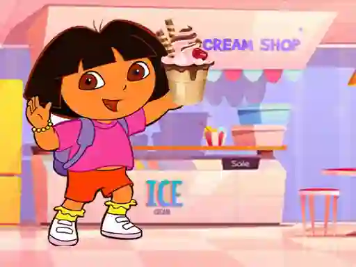 Xogo Ice Cream Maker With Dora en liña