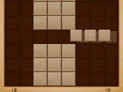 Xogo Wood Block Puzzle en liña
