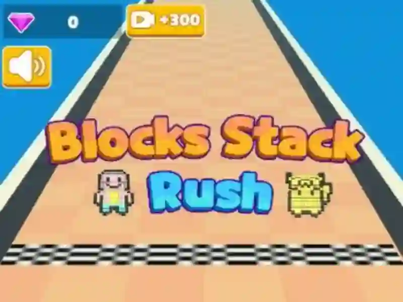 Xogo Blocks Stack Rush en liña