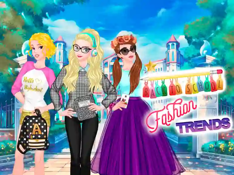 Xogo Back To School Fashion Trends en liña