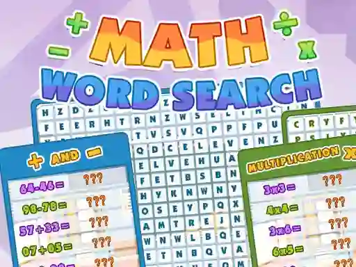 Xogo Math Word Search en liña