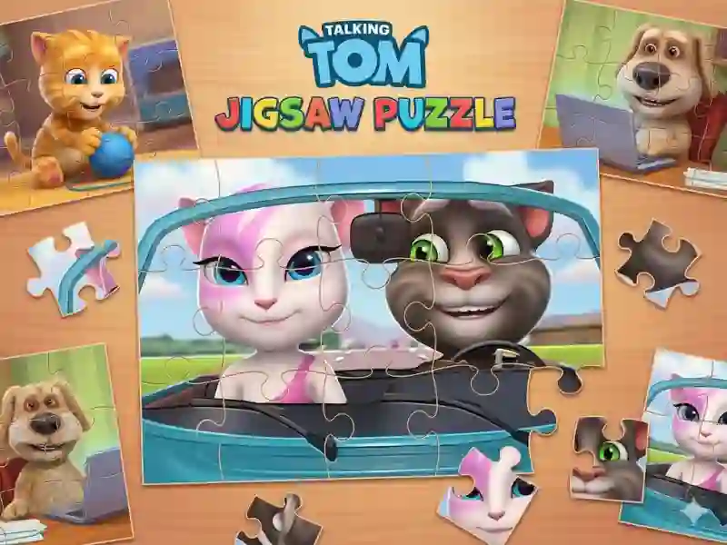 Xogo Talking Tom Jigsaw Puzzle en liña