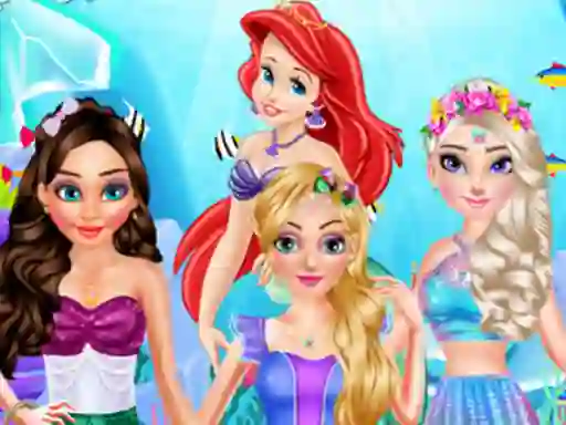 Xogo Princess Mermaid Style Makeup en liña