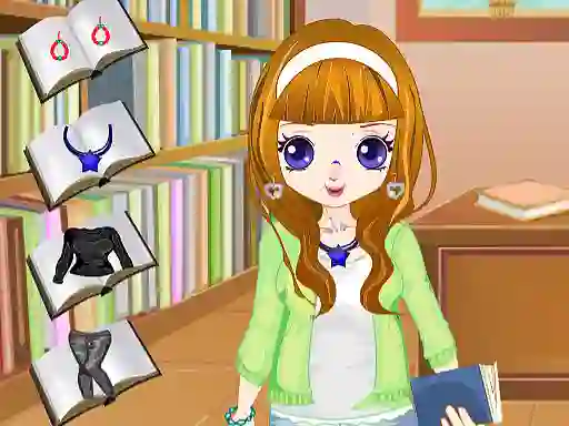 Xogo Library Girl Dressup en liña