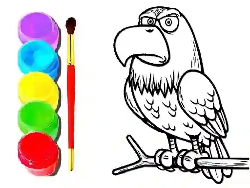 Xogo Eagle Coloring Book en liña
