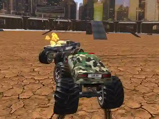 Xogo Demolition Monster Truck Army en liña