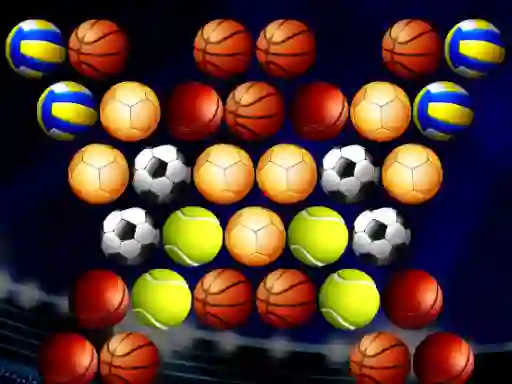 Xogo Bubble Shooter Golden Football en liña
