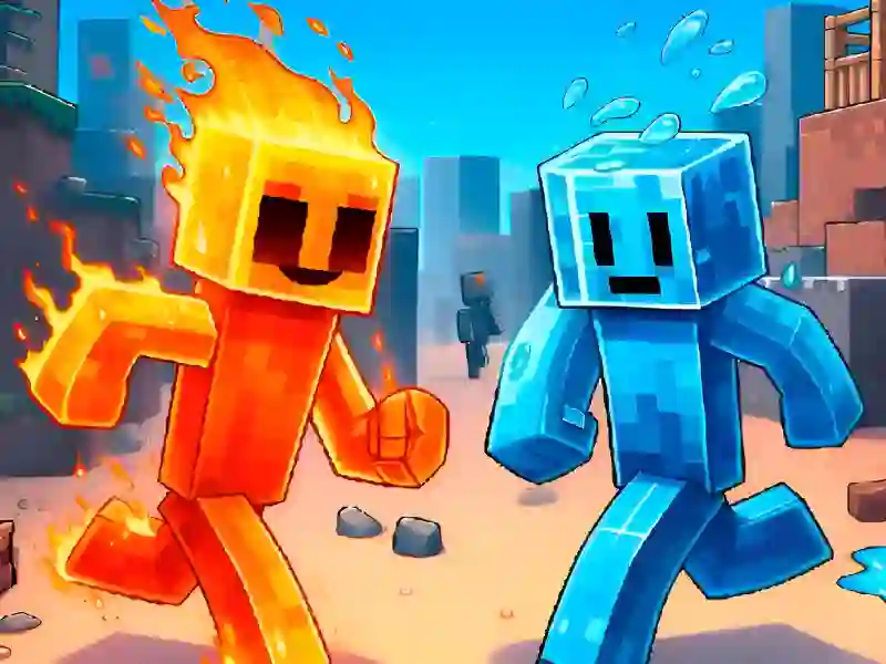 Xogo Fire and Water Stickman en liña