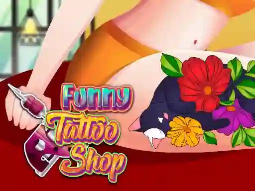 Xogo Funny Tattoo Shop en liña