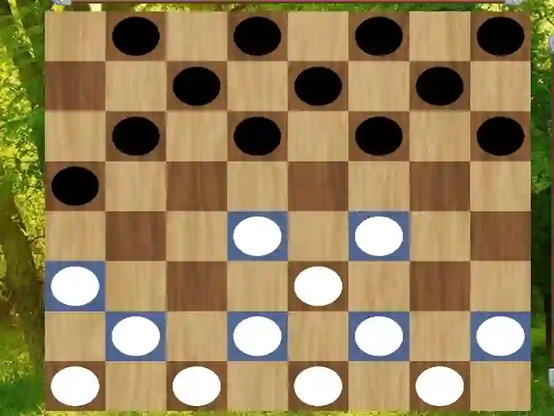 Xogo Classic Checkers: Forest en liña