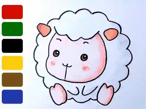 Xogo Baby sheep ColoringBook en liña