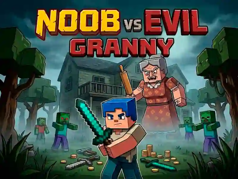 Xogo Noob vs Evil Granny en liña