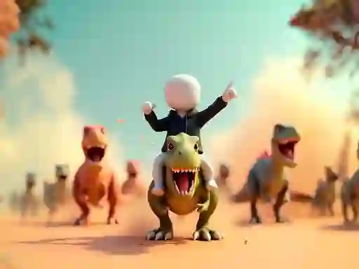 Xogo Stickman: Dinosaur arena en liña