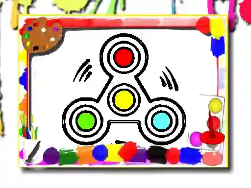 Xogo Fidget Spinner Coloring Book en liña