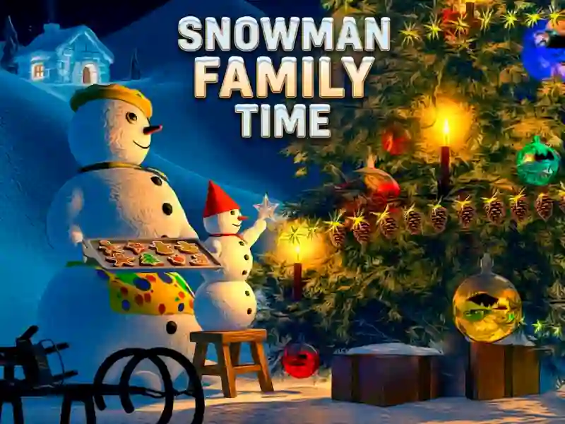 Xogo Snowman Family Time en liña