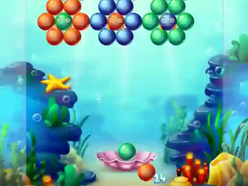 Xogo Aqua Bubble Shooter en liña
