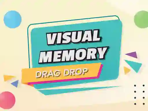 Xogo Visual Memory Drag Drop en liña