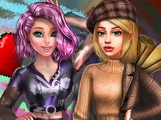 Xogo 2022 Dark Academia to Egirl Dress up en liña