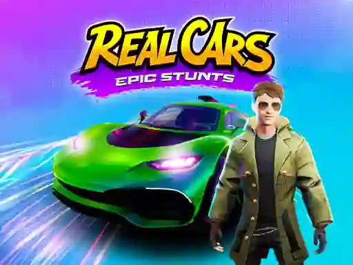 Xogo Real Cars Epic Stunts en liña