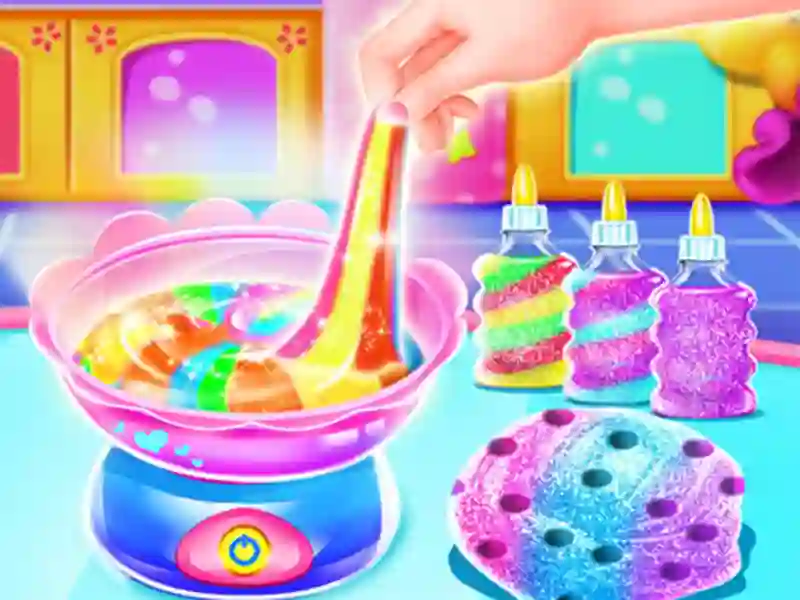 Xogo Unicorn Slime Designer en liña